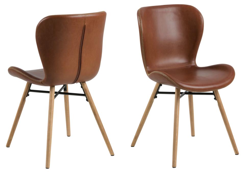 Krēsls Bati 47/53/82,5 cm brendijs/ozols - N1 Home