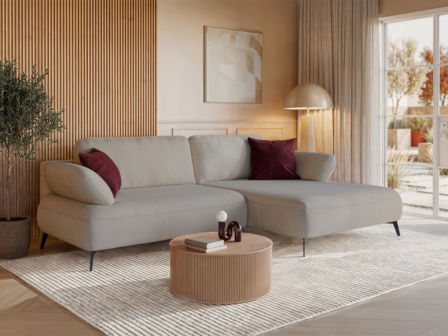 Dīvāns Lavoda 284/75/186 cm Pretty 3 - N1 Home