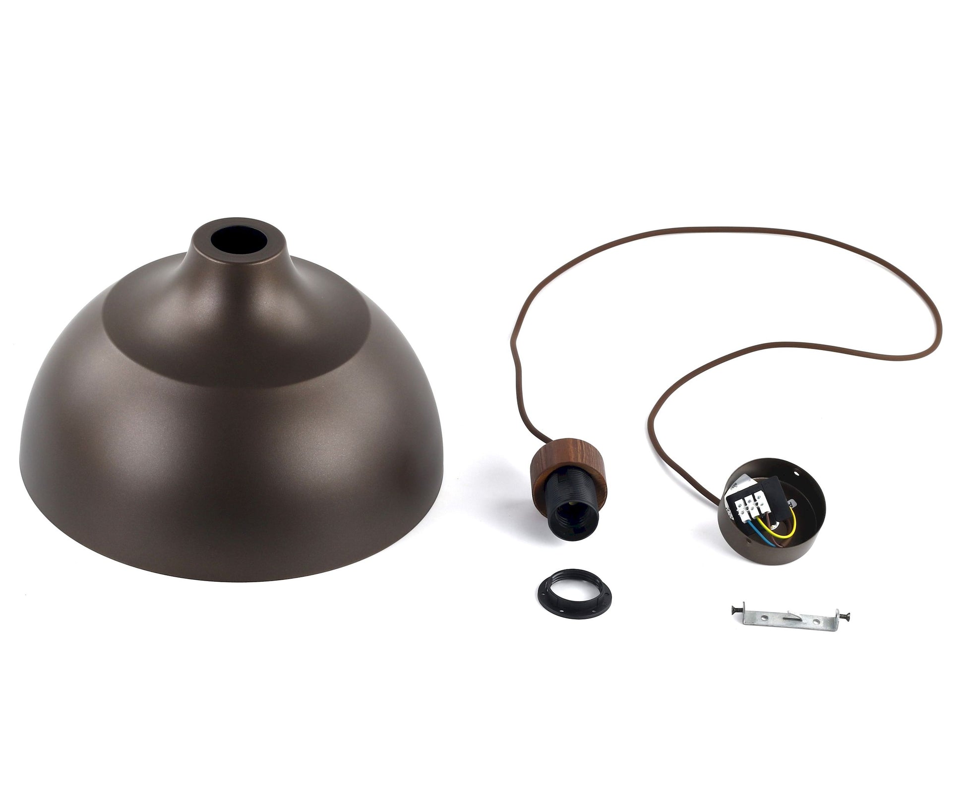 Piekaramā lampa Cap 340 × 340 × 1700 mm brūns - N1 Home