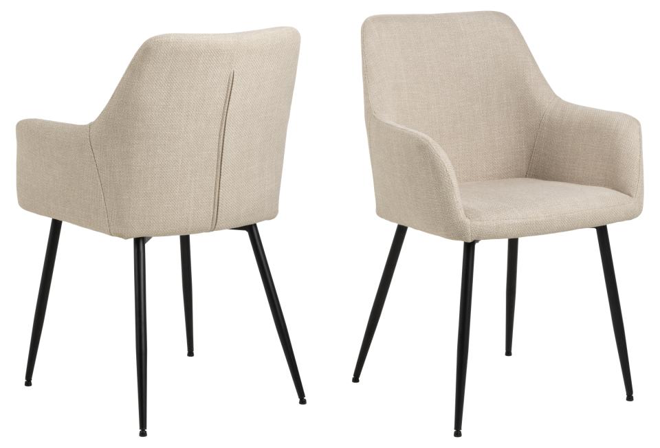 Krēsls Liz 59/59/85 cm bēšs - N1 Home