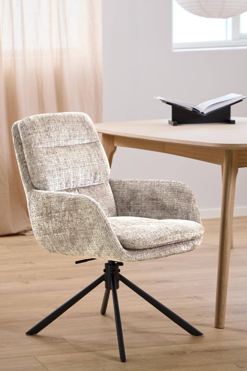 Krēsls Edgi 61/67/94 cm beige 4 - N1 Home