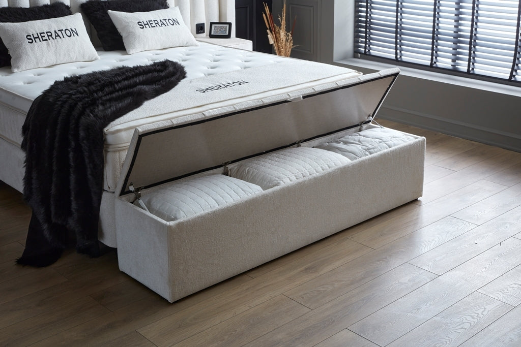 Gulta ST 160/200; 180/200 balts - N1 Home