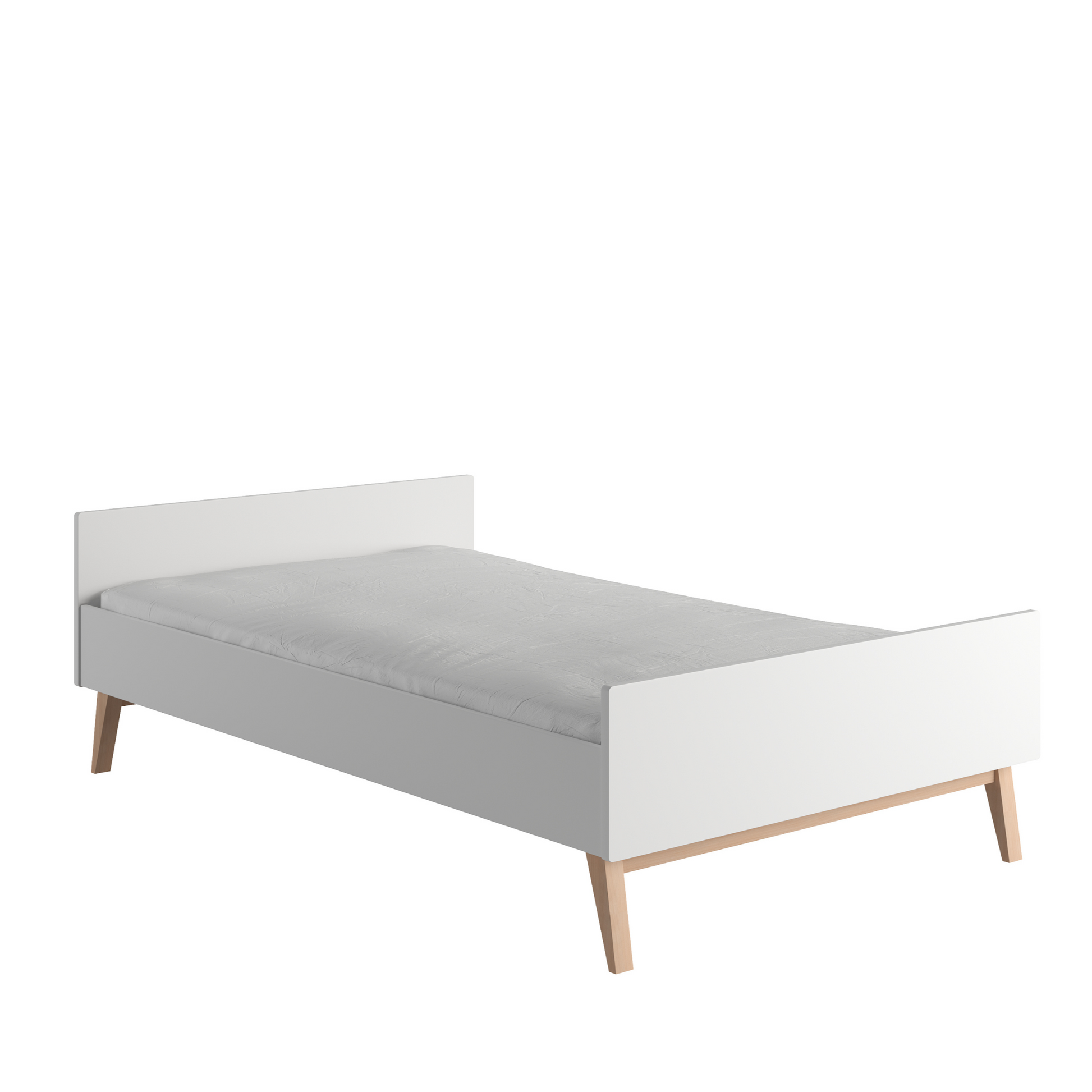 Gulta AIVA 200x90, 200x120 cm balts - N1 Home