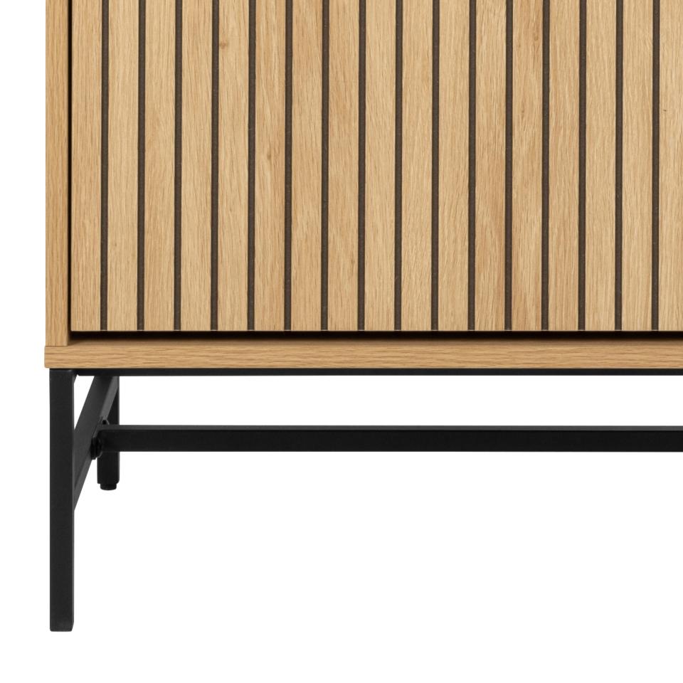 Apavu skapis Alba 98,7x35x140,4 cm ozols - N1 Home