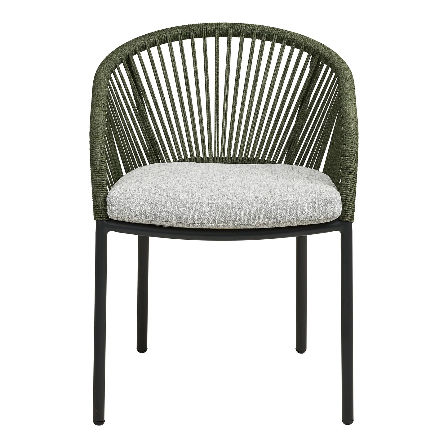 Krēsls Novalia 57/63/77 cm zaļs/pelēks