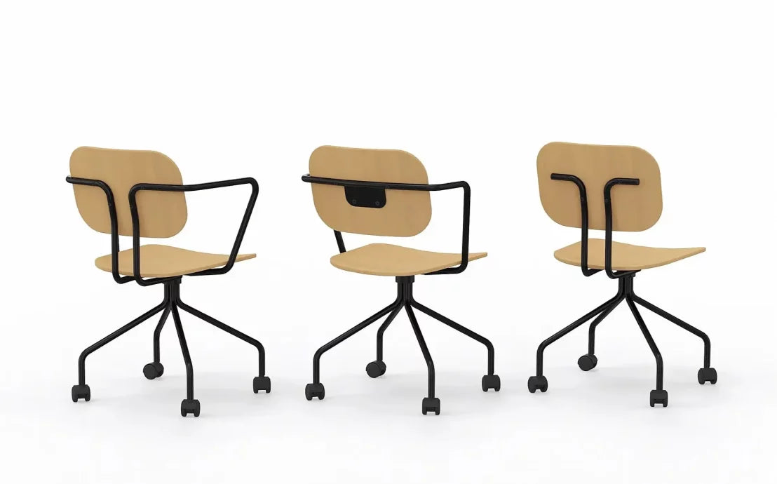 Krēsls Febias ar roku balsts M 57/53/82 cm saplāksnis - N1 Home