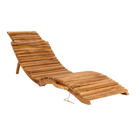 Sauļošanās krēsls Atires 50/160/25 cm dabīgs