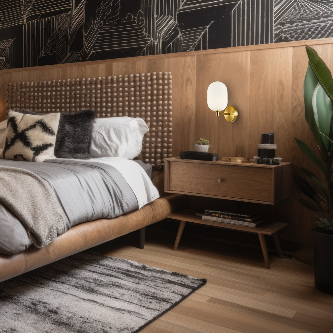 Sienas lampa Alie 18/24/12 cm zelts - N1 Home