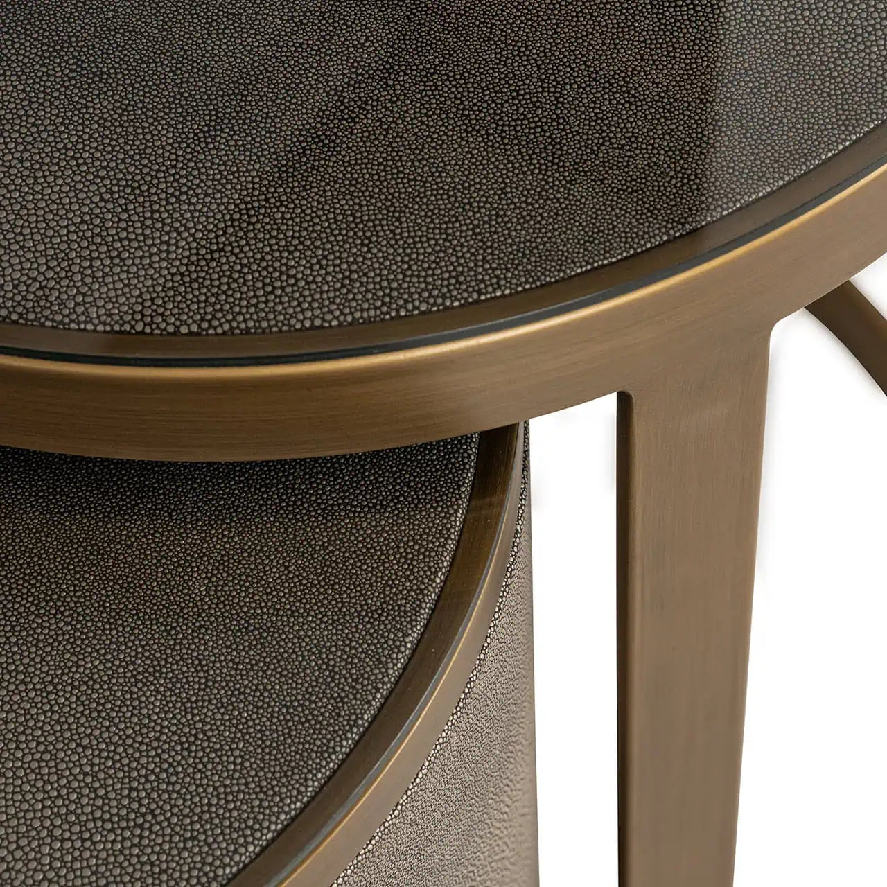 Galdiņu komplekts Bloomville  2 gab. Richmond Interiors 55/50/50 cm zelts - N1 Home