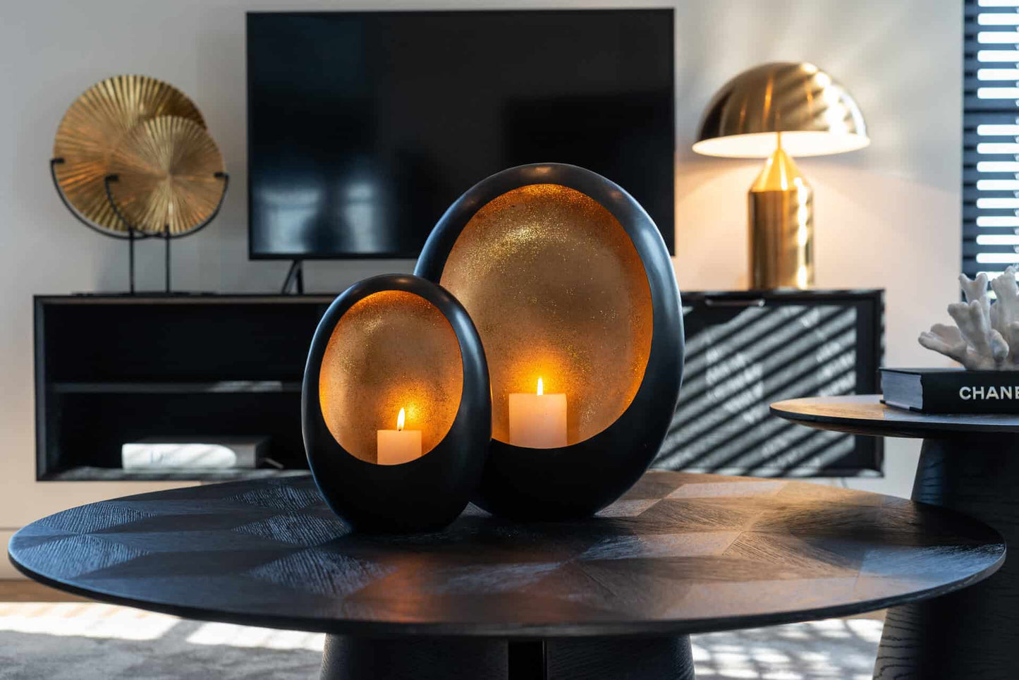 Kafijas galds Blax Richmond Interiors 110/40/110 cm melns - N1 Home