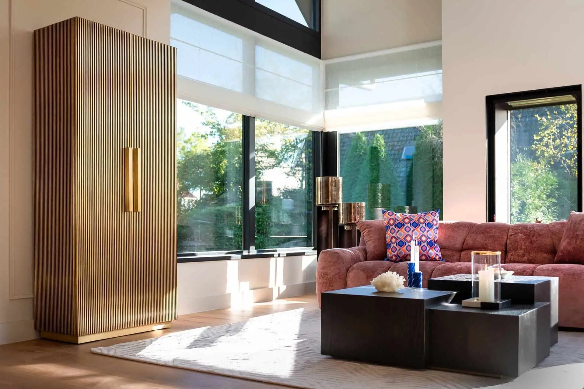 Skapis Ironville Richmond Interiors 191/80/42 cm zelts - N1 Home