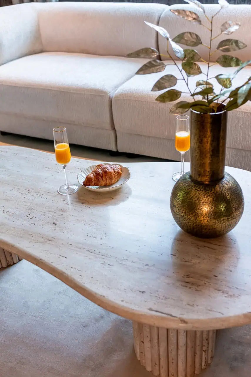 Kafijas galds La Cantera Richmond Interiors 36/150/80 cm bēšs - N1 Home