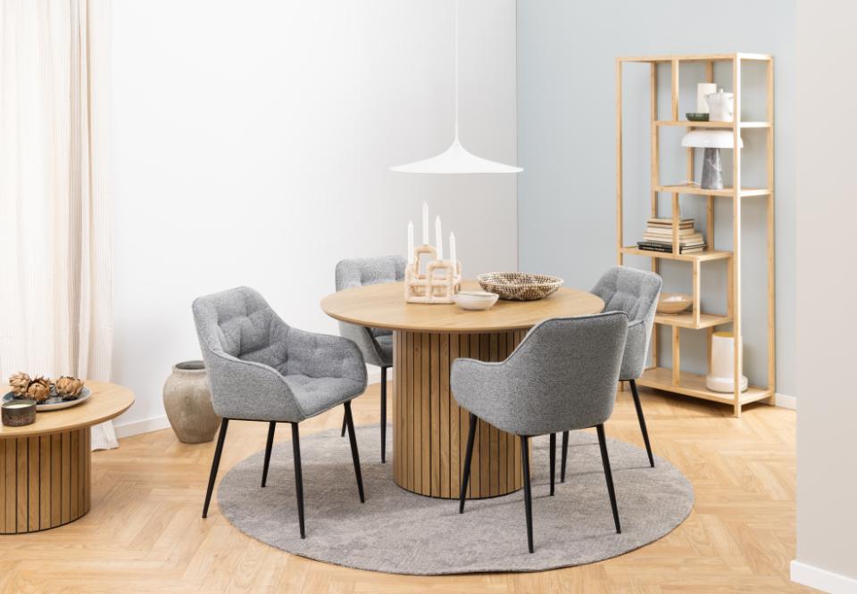 Krēsls Broo 58/55/83 cm pelēks - N1 Home