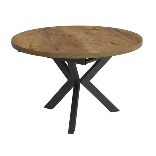 Galds Rona 100-138/76 cm Tumšais Lefkas ozols - N1 Home