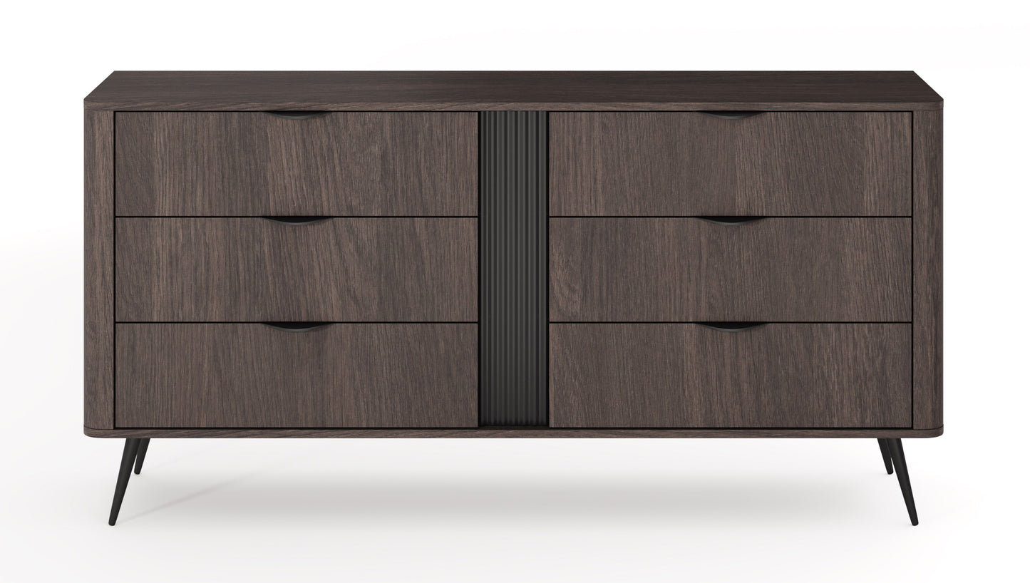 Kumode Verto 81/163/38 cm Dunin ozols - N1 Home