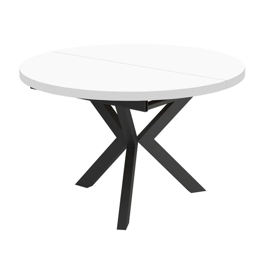 Galds Rona 100-138/76 cm arktiks balts - N1 Home