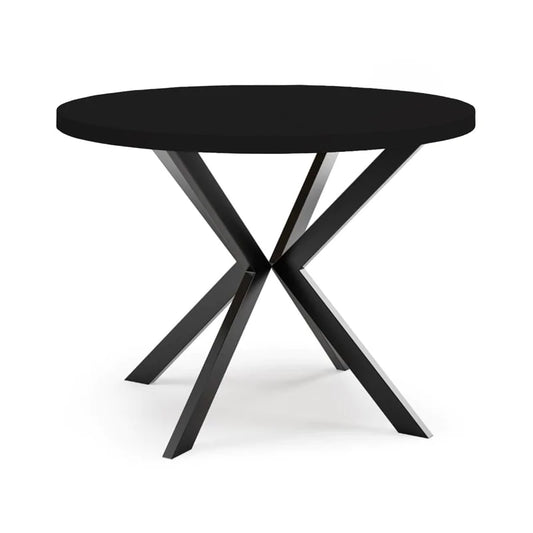 Galds Edd 90/166 cm melns Molet - N1 Home