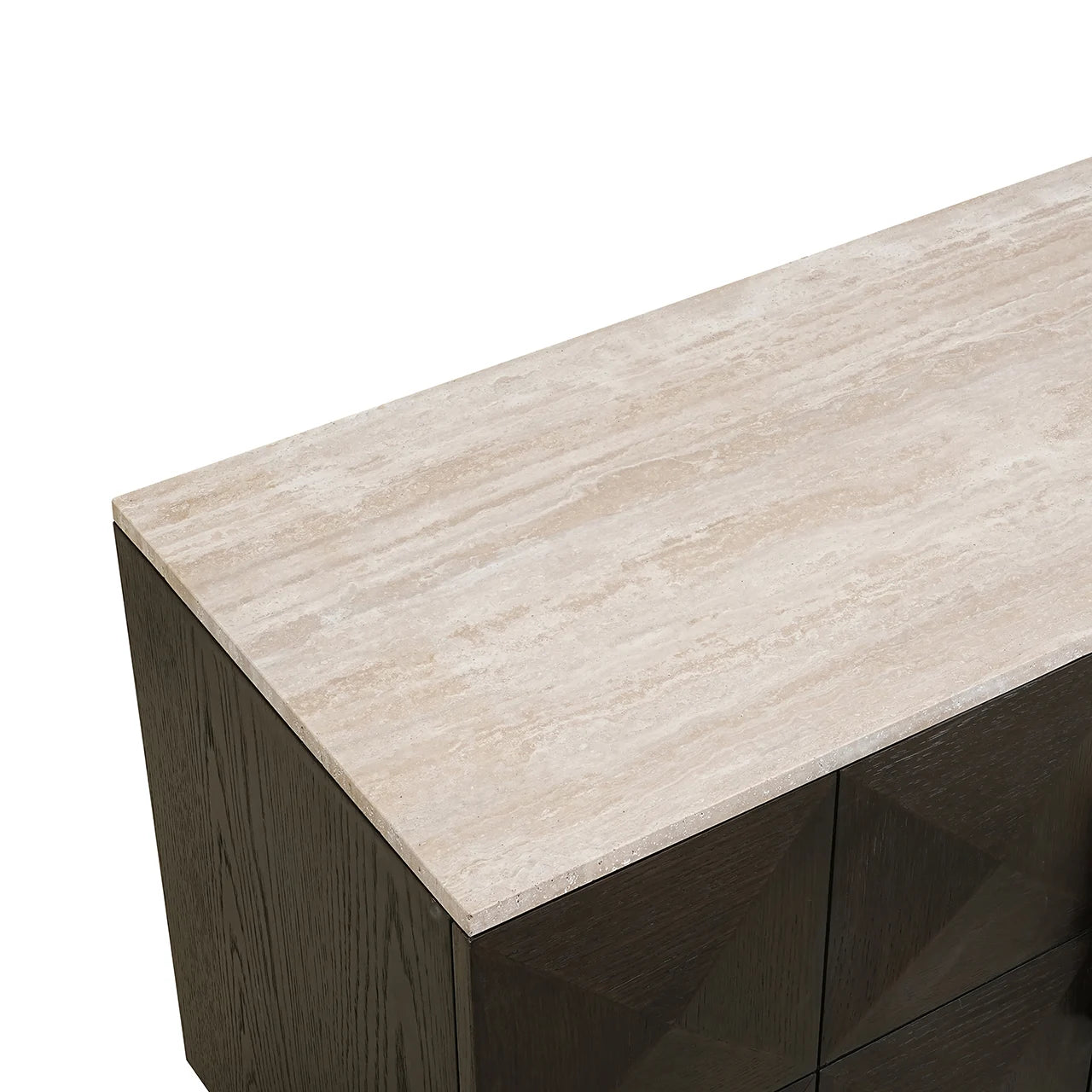 TV skapis Claremont ar 4 durvīm Richmond Interiors 63/196/44 cm brūns - N1 Home