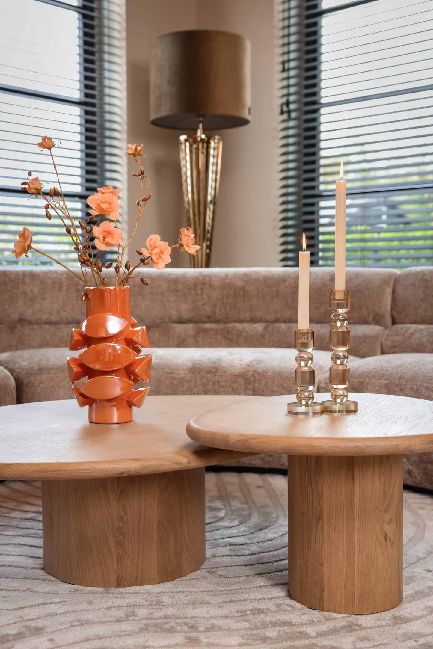 Kafijas galds Oakley (Set of 2) Richmond Interiors 114/40/90 cm ozols - N1 Home