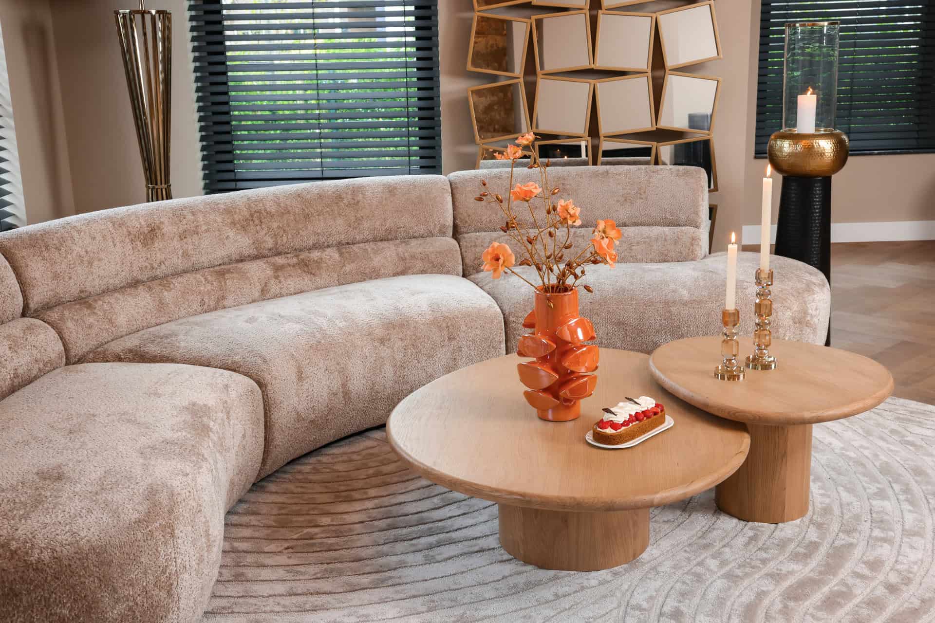 Kafijas galds Oakley (Set of 2) Richmond Interiors 114/40/90 cm ozols - N1 Home