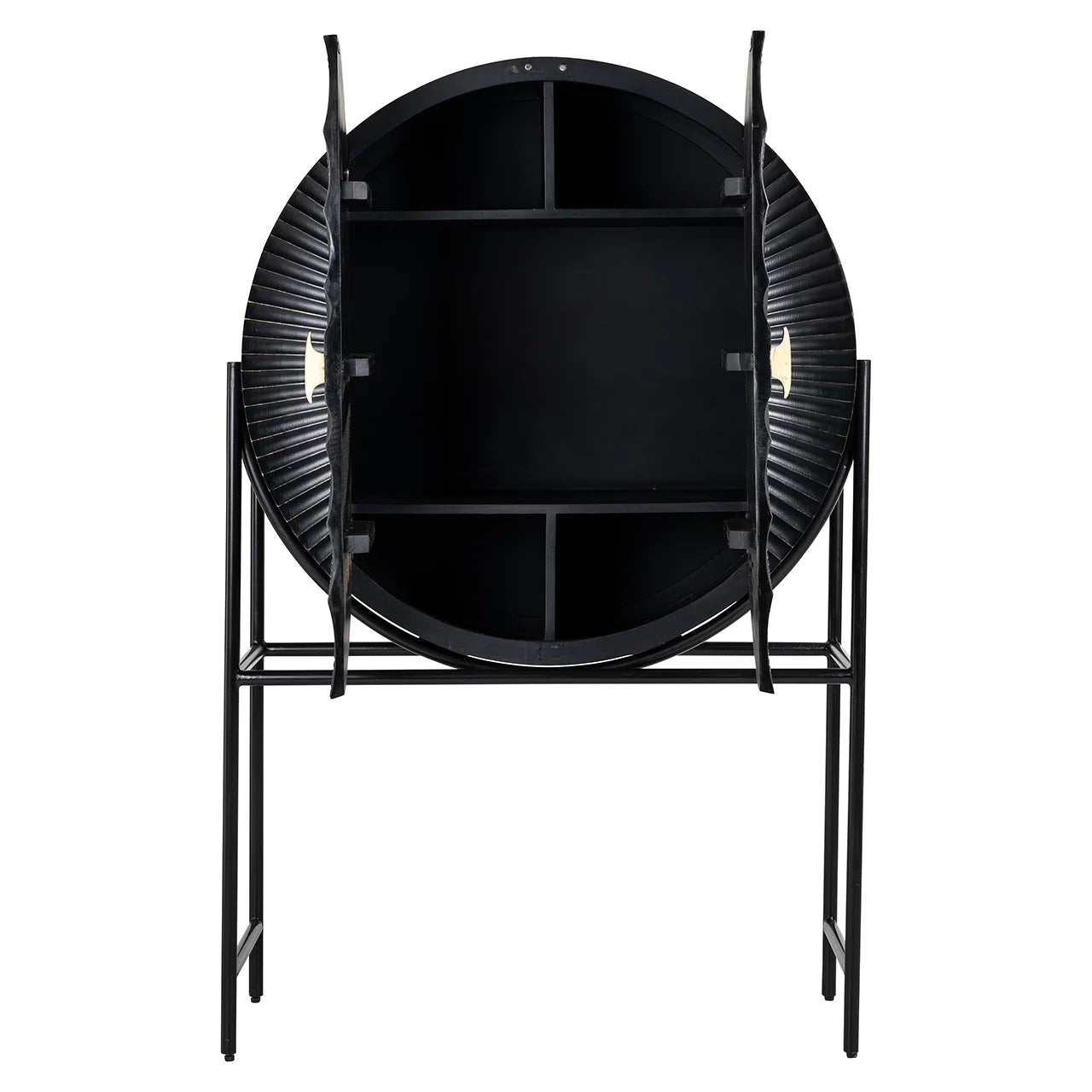 Bāra skapis Feda Richmond Interiors 160/102/39 cm melns - N1 Home