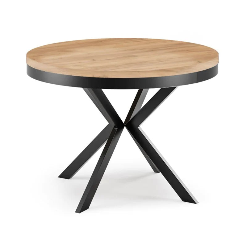 Galds Edd 90/166; 100/176; 120/196 cm Brūns trifeļu ozols Davosa - N1 Home