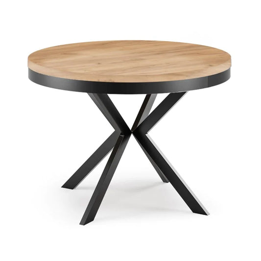 Galds Edd 90/166; 100/176; 120/196 cm Brūns trifeļu ozols Davosa - N1 Home