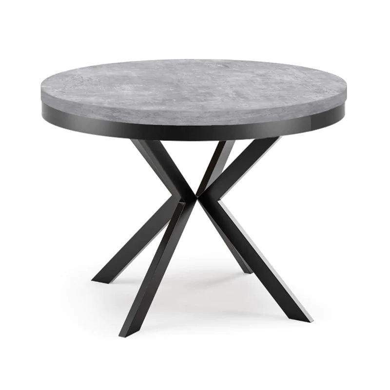 Galds Edd 90/166; 100/176; 120/196 cm Bellato pelēks - N1 Home