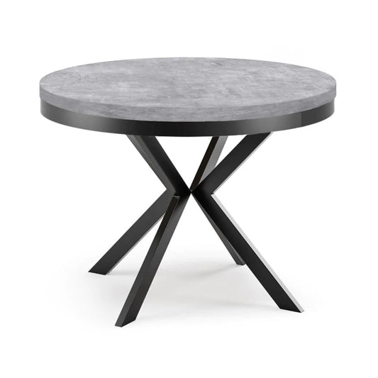 Galds Edd 90/166; 100/176; 120/196 cm Bellato pelēks - N1 Home