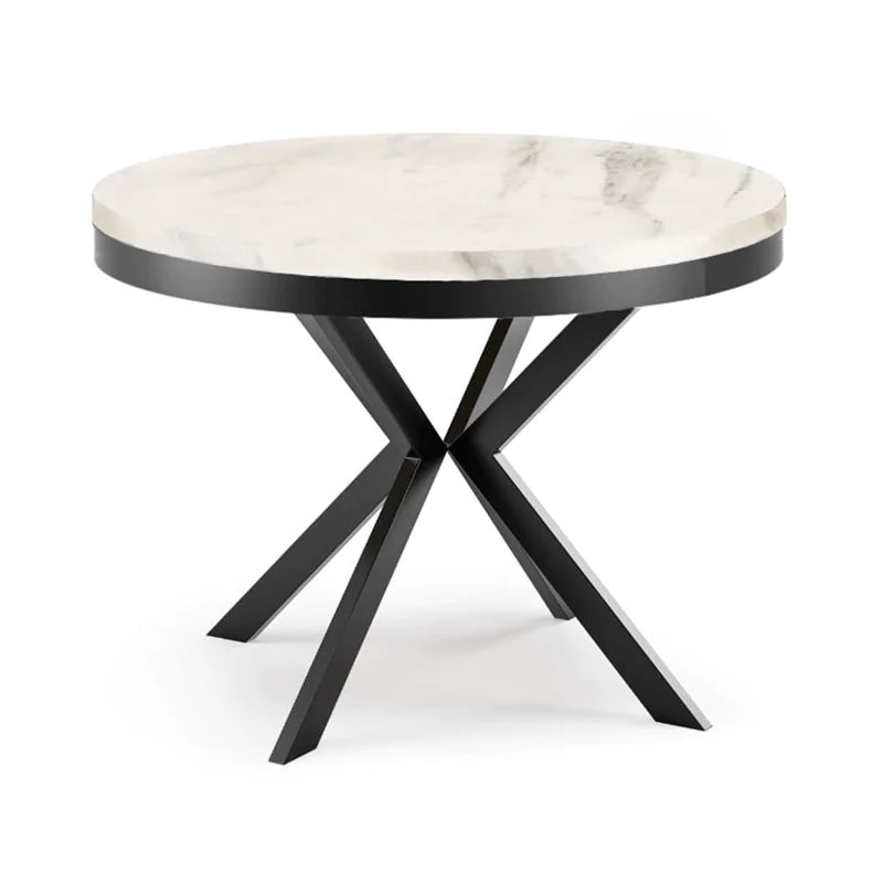 Galds Edd 90/166; 100/176; 120/196 cm balts marmurs - N1 Home