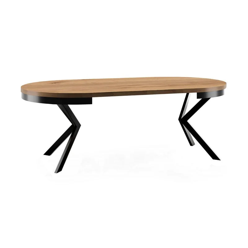 Galds Edd 90/166; 100/176; 120/196 cm Amatniecības zelta ozols - N1 Home