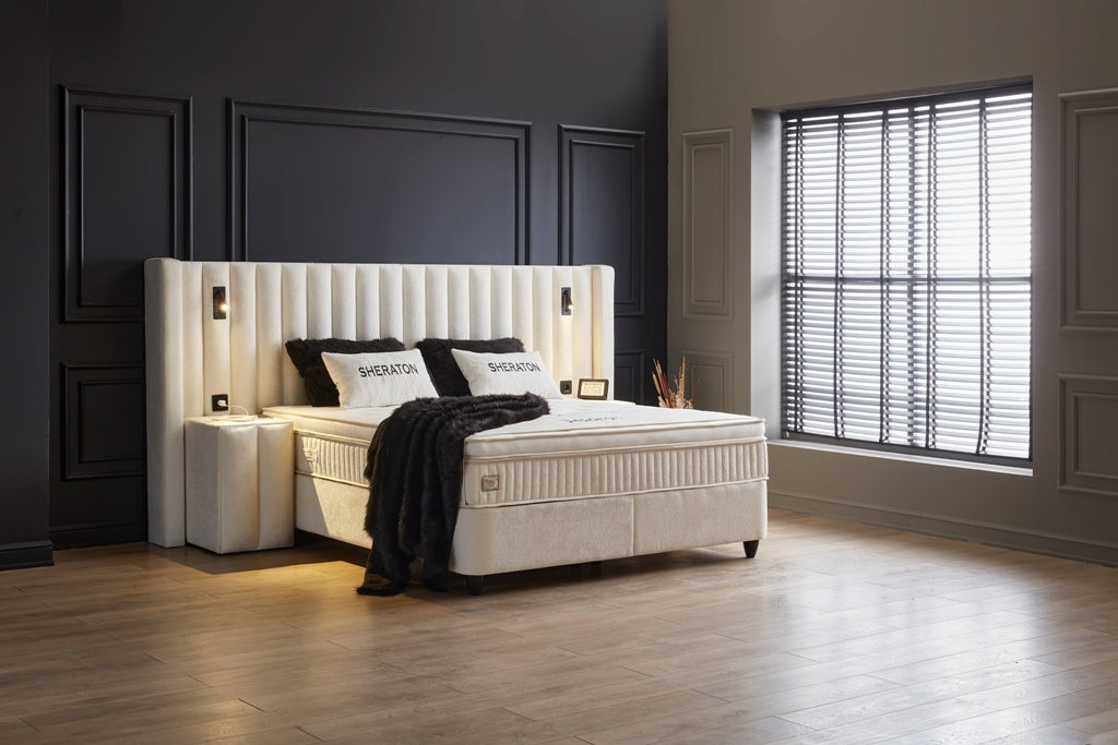 Gulta ST 160/200; 180/200 balts - N1 Home