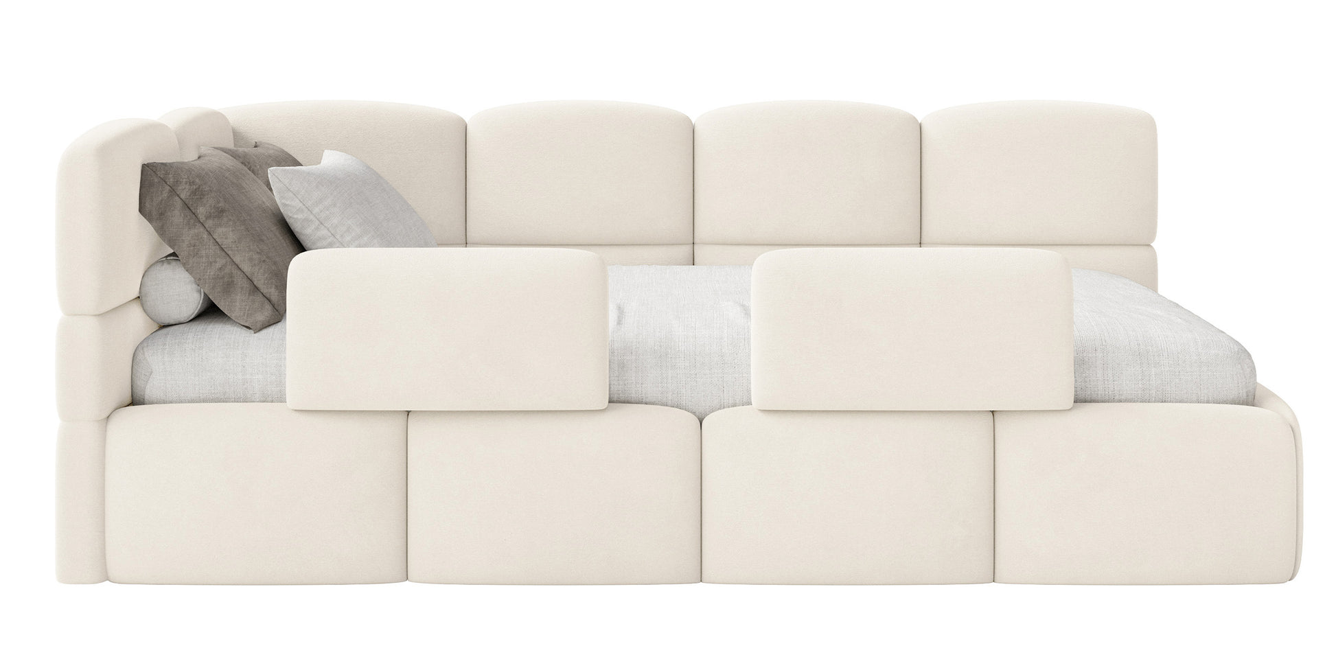 Gulra ar matraci Clod 220/88/110 cm Piano 01 - N1 Home