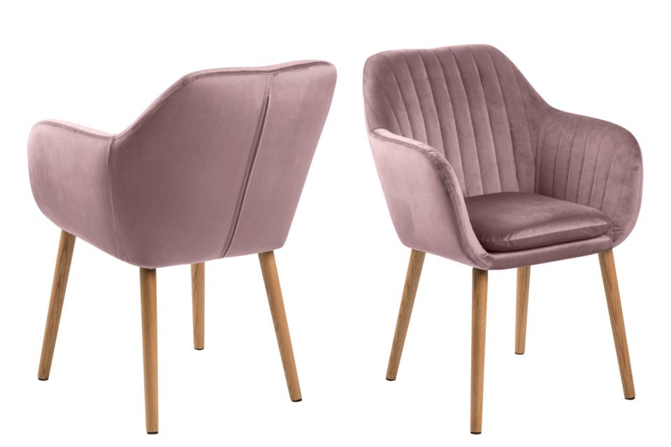 Krēsls Emil  57/61/83 cm putekļainā roze - N1 Home