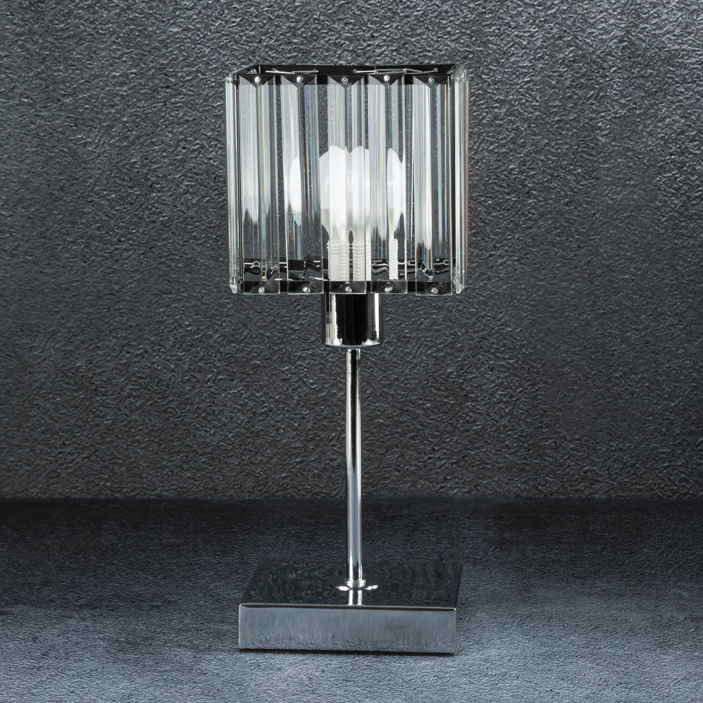 Galda lampa Sal 33x31 cm sudrabs - N1 Home