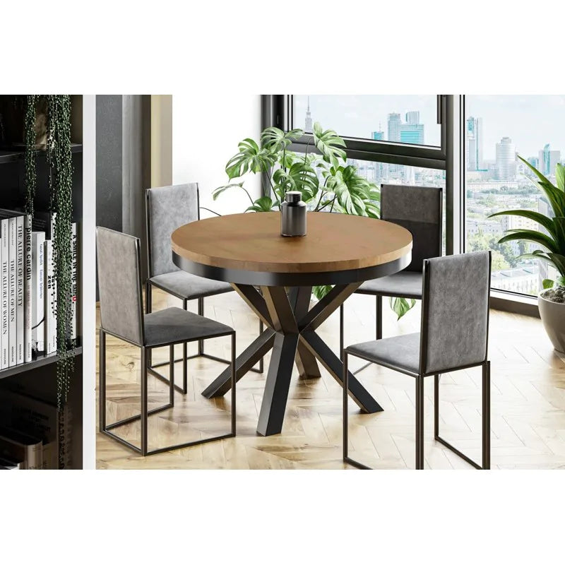 Galds Narv 100/176 cm Tumšais Lefkas ozols - N1 Home