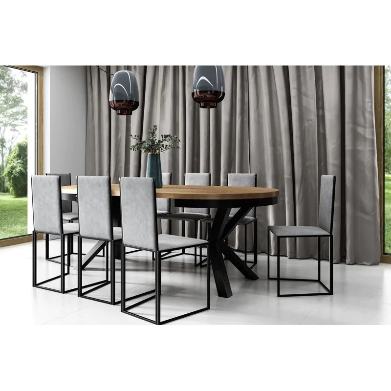 Galds Narv 100/176 cm Tumšais Lefkas ozols - N1 Home