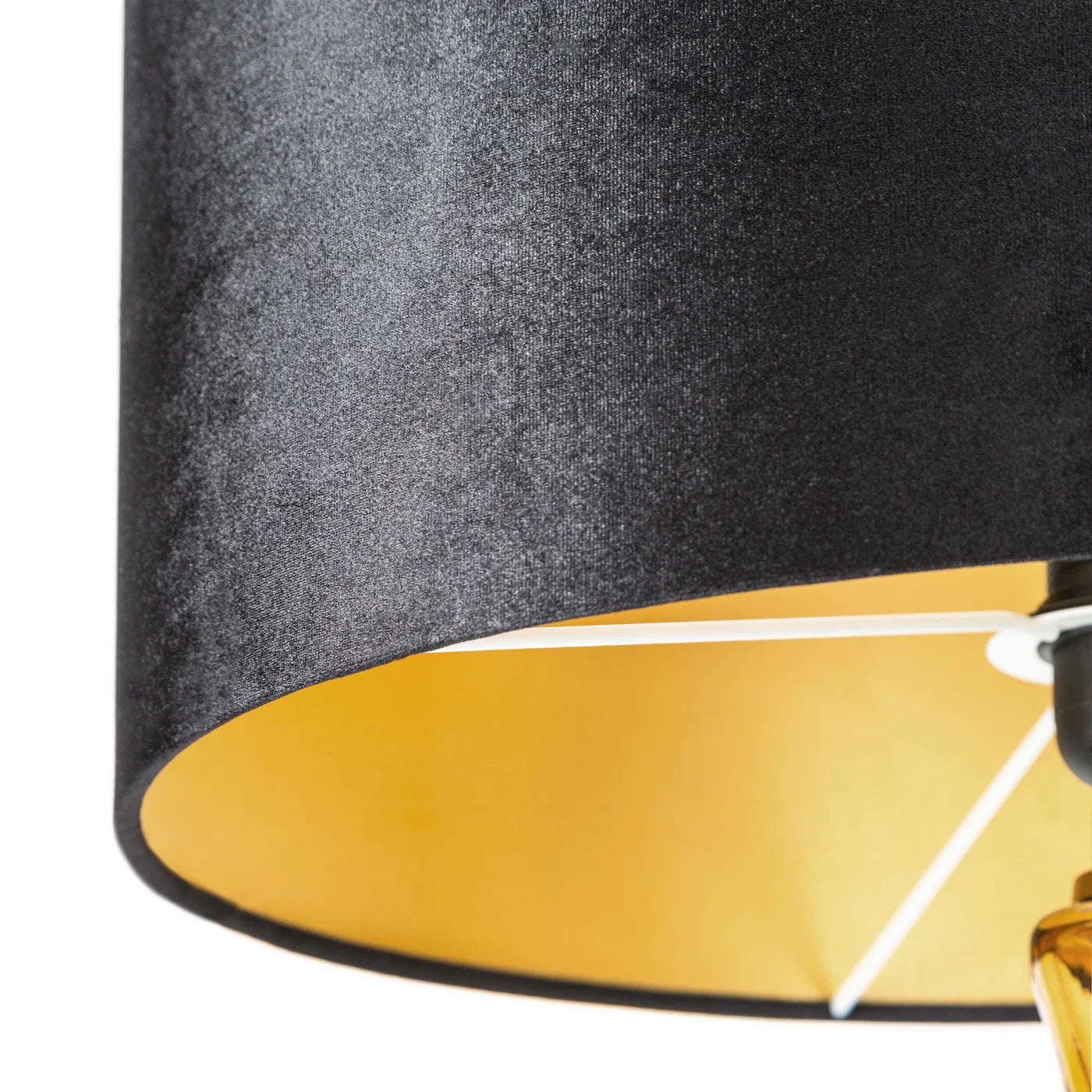 Stāvlampa Lili 46/163 cm melns/zelts - N1 Home