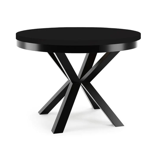 Galds Narv 100/176 cm melns Molet - N1 Home