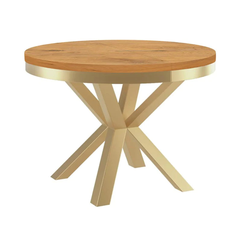 Galds Narv zelts 100/176 cm; 120/196 cm Lanselots ozols - N1 Home