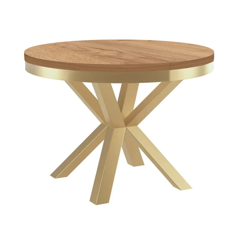 Galds Narv zelts 100/176 cm; 120/196 cm Amatniecības zelta ozols - N1 Home