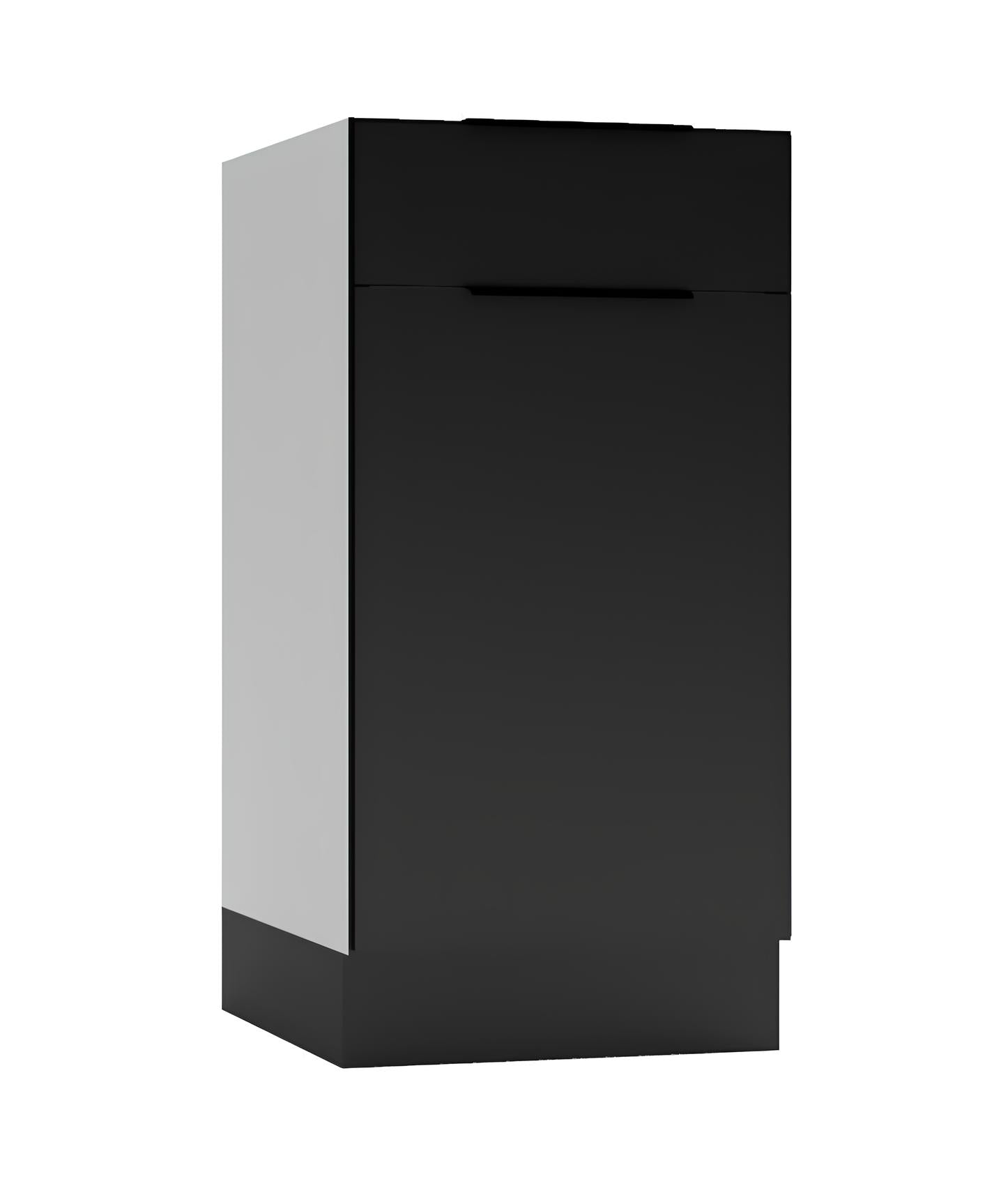 Virtuves zemāks skapis Aldo 40/44/60 cm melns - N1 Home