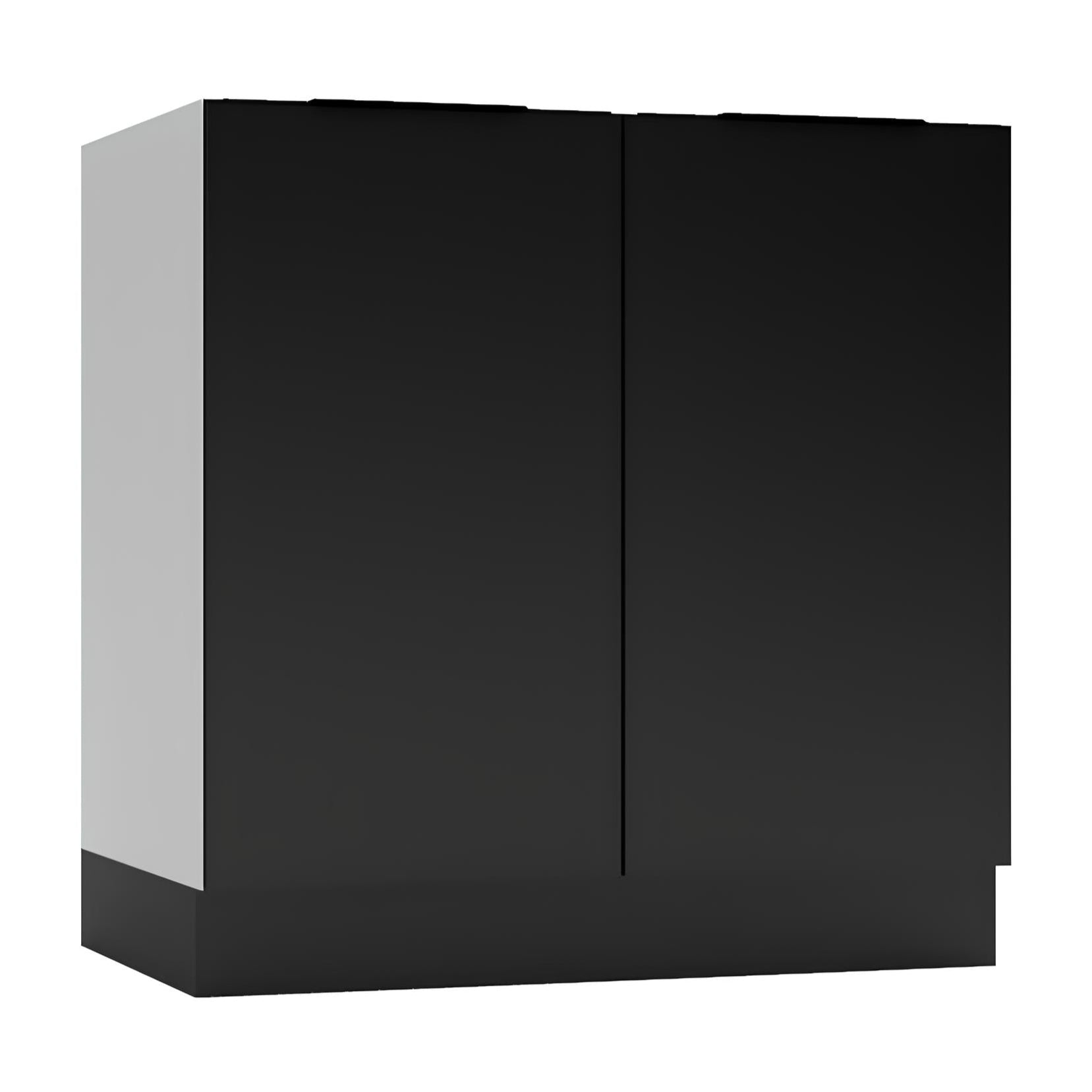 Virtuves zemāks skapis Aldo 80/44/60 cm melns - N1 Home