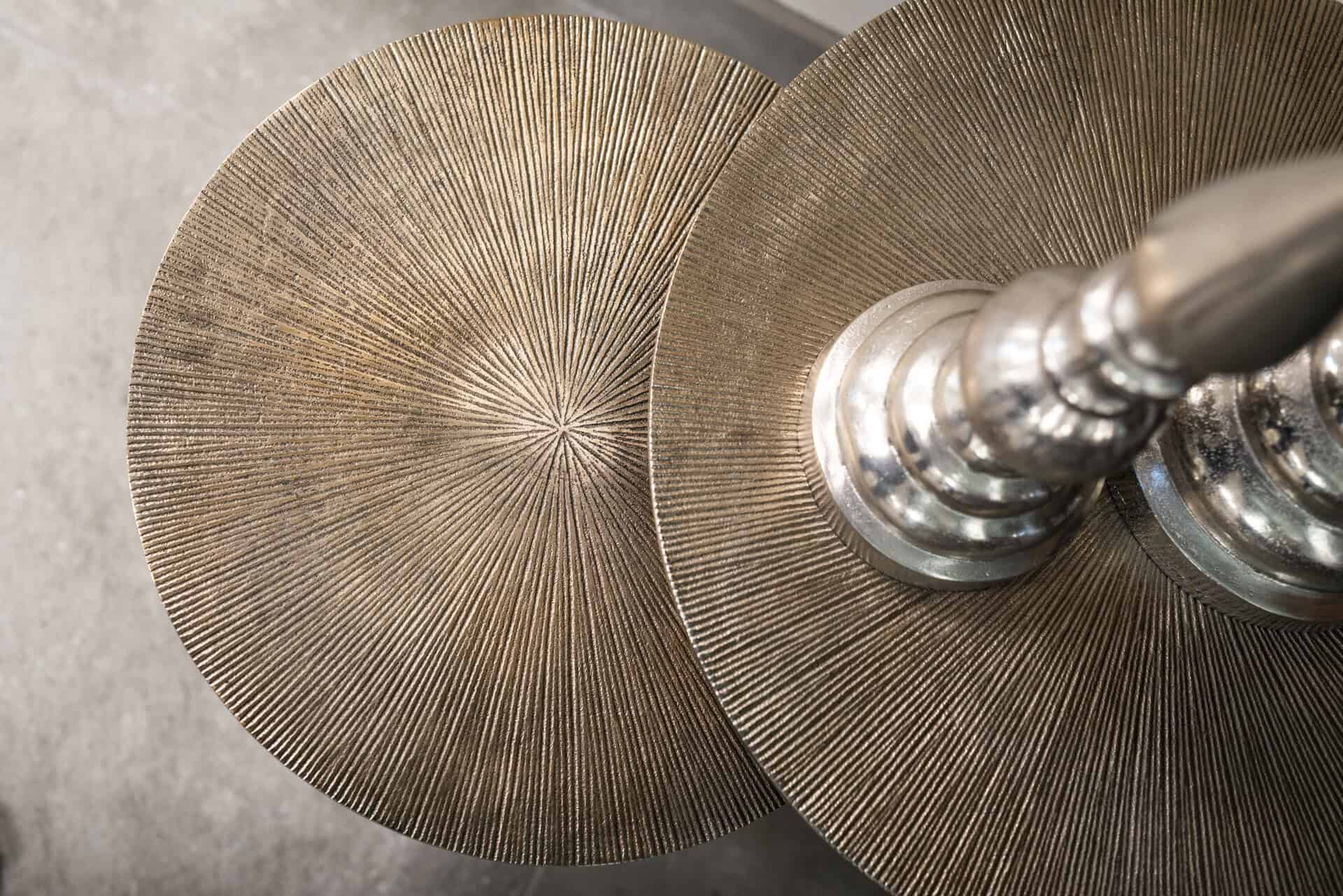 Kafijas galds Vittorio (Set of 3) Richmond Interiors 48/40/48 cm champagne gold - N1 Home