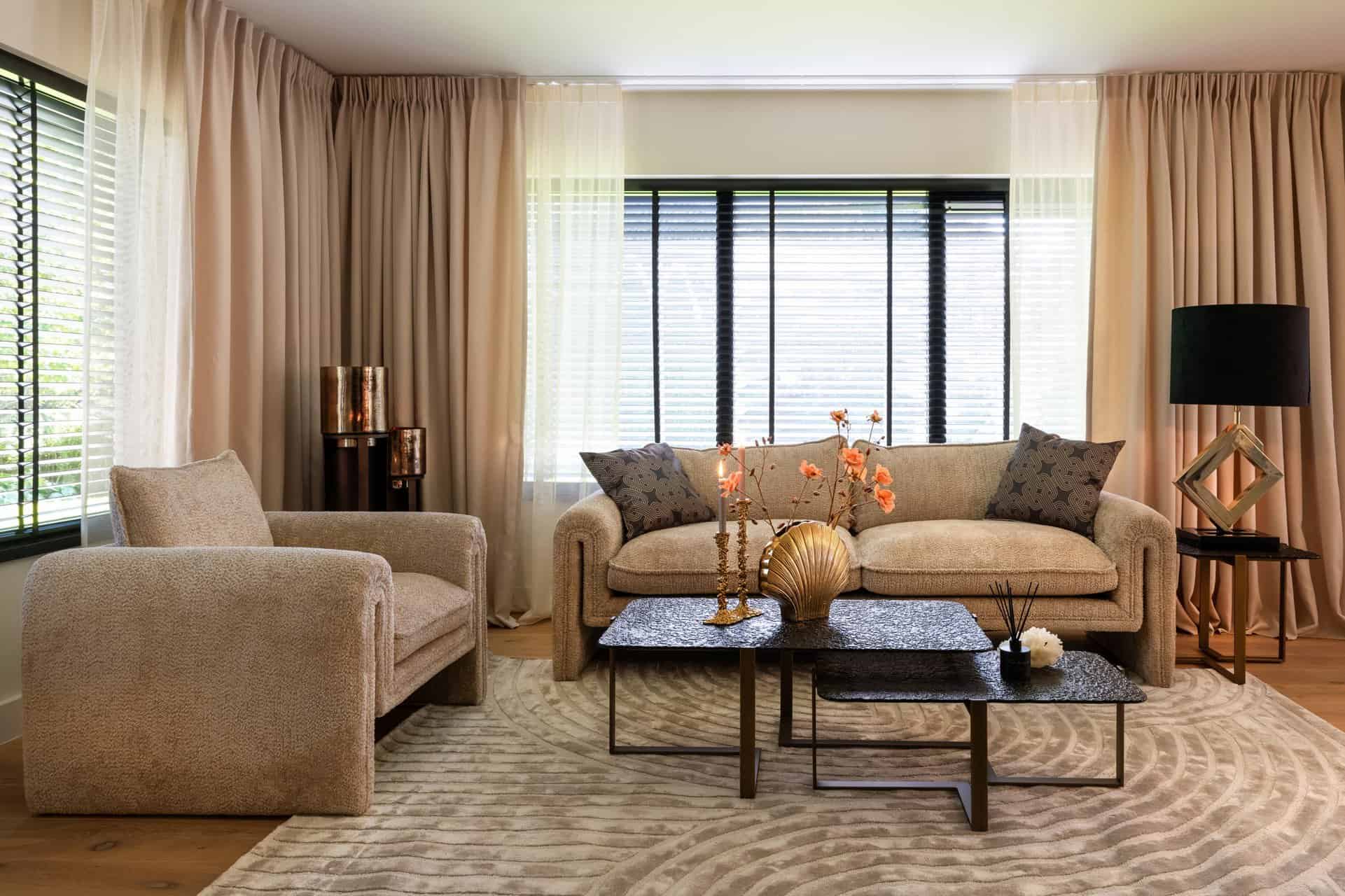 Kafijas galds Sterling (Set of 2) Richmond Interiors 110/41/65 cm brūns - N1 Home