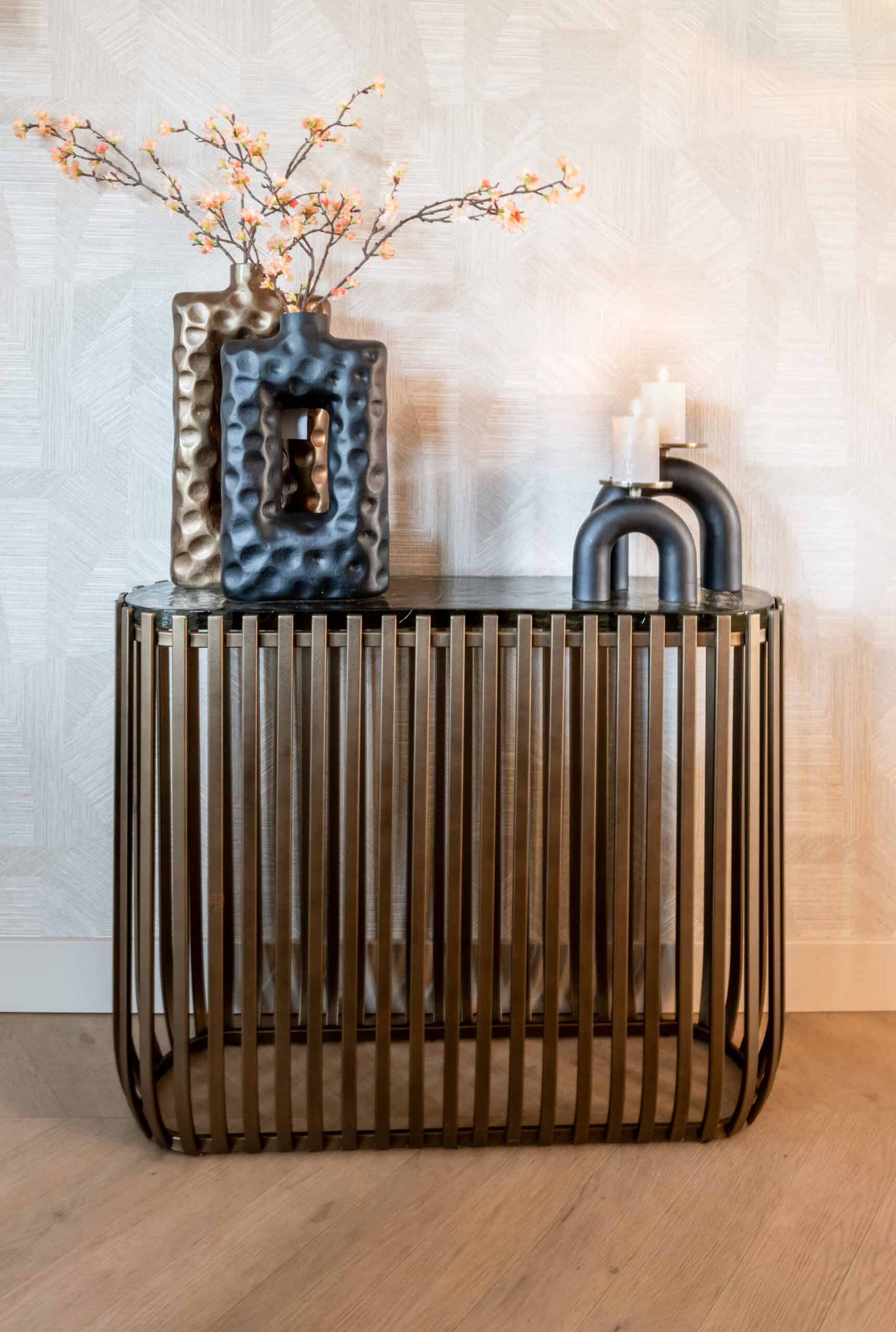 Vāze Alain Richmond Interiors 10/25/41 cm melns