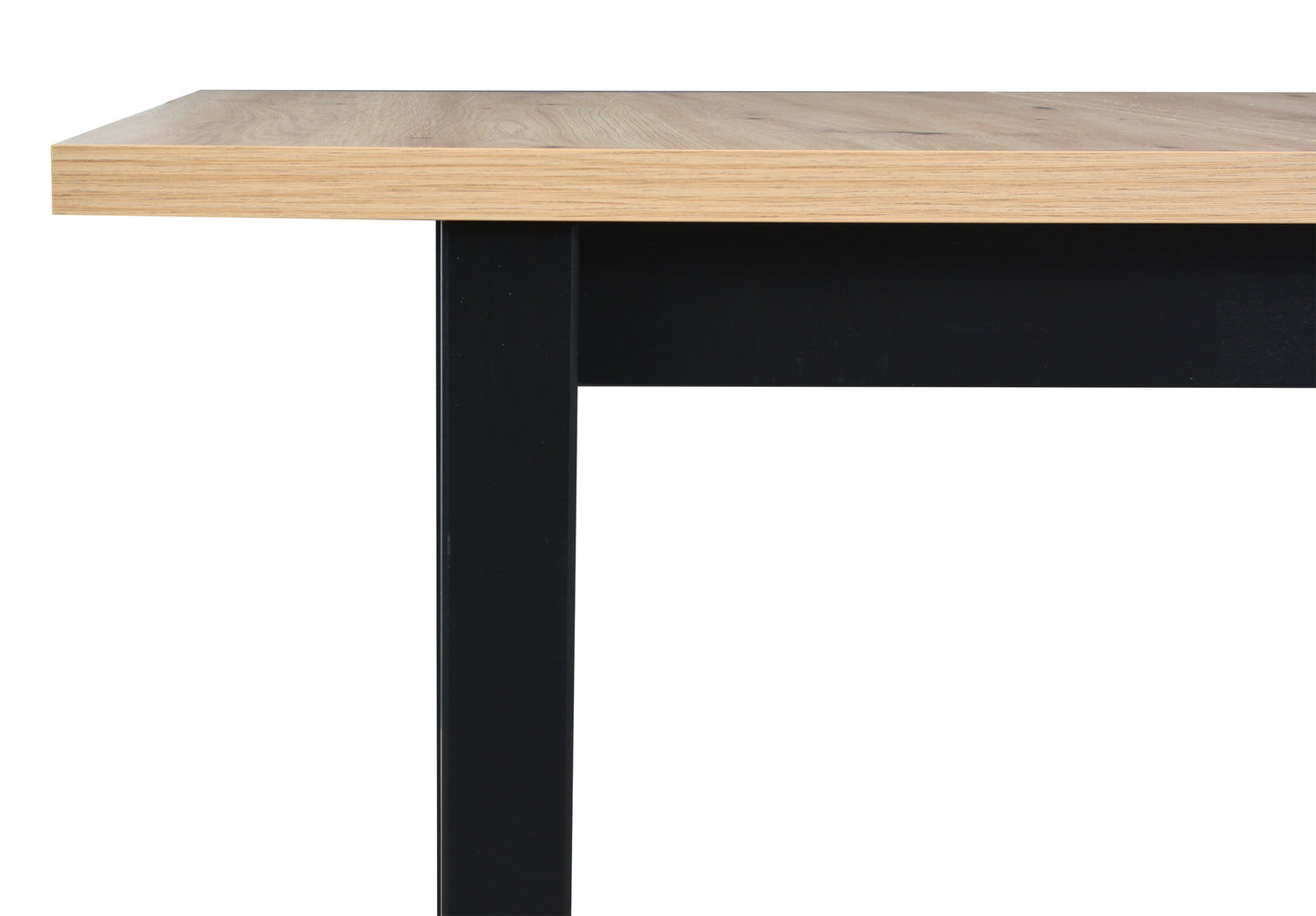 Galds Liri 120/78/80 cm Artizan ozols/melns - N1 Home