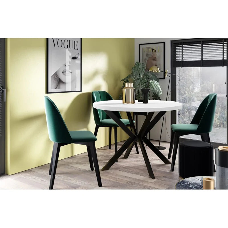 Galds Edd 90/166 cm arktiks balts - N1 Home