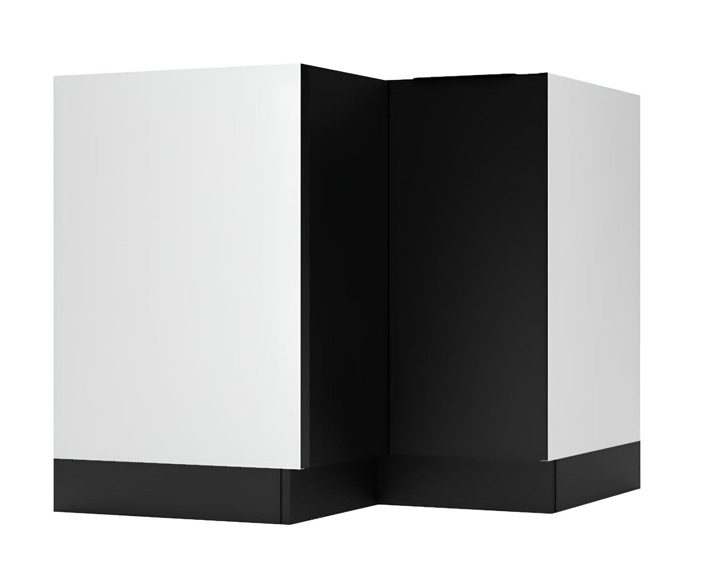 Virtuves zemāks skapis Aldo 90-90/44/60 cm melns - N1 Home