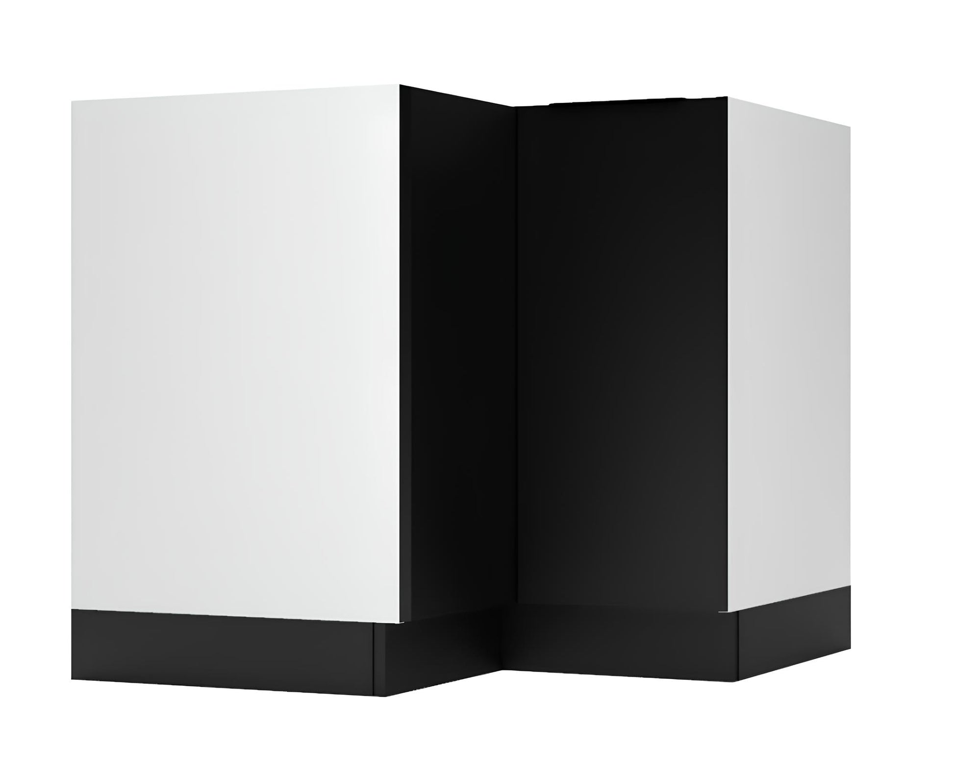 Virtuves zemāks skapis Aldo 90-90/44/60 cm melns - N1 Home